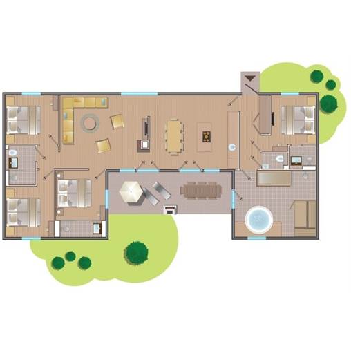 VIP cottage AG1424 at Park Allgäu